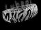 Bransoletka Zebra z cyrkoniami Swarovski Bangle 46