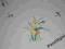Obrus Serweta haft 78x80 żonkile kwiaty retro chic