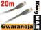 KABEL SIECIOWY PROSTY UTP RJ45 CAT.5E 20m JAKOŚĆ