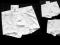 Calzedonia Tezenis białe wygodne bokserki 128