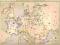LOKACJE WOJSK : EUROPA ŚRODKOWA - MAPA z 1898 r