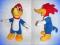 WOODY WOODPECKER 35cm super stan