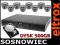 ZESTAW MONITORING PODGLAD INTERNET 8 X KAMERA Z197