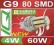 G9 80 SMD ŻARÓWKA DIODOWA LED WYSYŁKA GRATIS!