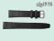 CZARNY SKÓRZANY PASEK DO ZEGARKA 19mm XXL PZ-022