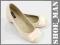 139 Balerinki Infilio Baletki Kokarda NUDE ECRU 39