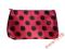 Kosmetyczka damska w grochy