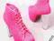 JEFFREY CAMPBELL LITA NEON PINK ROZOWY 38,5