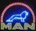 Tablica, Logo, MAN nad łóżo LED Promocja