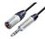 Jack stereo xlr meski