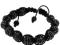 BRANSOLETA SHAMBALLA CZARNA SWAROVSKI TOP QUALITY