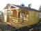 DOM,DOMEK DREWNIANY 3x5m. MONTAŻ,malowanie+gont.