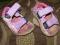 SANDAŁKI SANDAŁY RÓŻOWE NA RZEPY ROZ 23