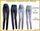 SPODNIE CIĄŻOWE  RURKI CZARNE, BIAŁE z paskiem 36