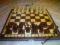 szachy warcaby drewniane 31/31 piękne figury