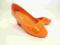NOWOŚĆ 351 orange meliski kokarda lakier r 39