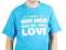 HIP HOP WAS MY FIRST LOVE-T-SHIRT (TURKUS)-XL