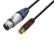 Xlr żeński RCA