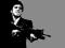 SCARFACE / AL PACINO / MONTANA ::: płótno POP ART