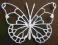 trinket_tt SCRAPKI (Z) MOTYL AŻUROWY 2szt. BIAŁY
