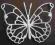 trinket_tt SCRAPKI (Z) MOTYL AŻUROWY 2szt . KREMOW