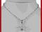 SREBRNY KOMPLET ZAWIESZKA + ŁAŃCUSZEK NA PREZENT!