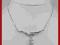 PIĘKNY SREBRNY NASZYJNIK OD ELIZY! N-46