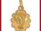 ZŁOTY MEDALIK NA PREZENT - CHRZEST, KOMUNIA