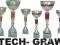 Puchar Puchary komplet GRAWER trofea 3 SZTuki nowe