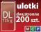 ulotki DL 200szt. 135g, dwustronne