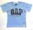 GAP j.niebieski t-shirt GAP San Francisco 4/5l