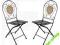 TS31 KRZESŁA OGRODOWE NICEA 2 SZT MOZAIKA KRZESŁO