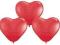 Balony czerwone DUŻE serca 42cm 5szt Serce Jakość