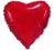Balon foliowy Serce Czerwone 47 cm Balony serca