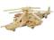 Puzzle 3D_drewniane_ Helikopter KA- 50