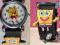 Zegarek SPONGEBOB z żelowym paskiem Czarny
