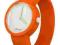 ZEGAREK  SILIKONOWY OCLOCK POMARAŃCZ