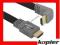 KABEL TB109 HDMI-HDMI PŁASKI 1.5M ZŁĄCZE 90 WaWa