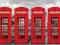 London Phoneboxes - plakat 91,5x61cm