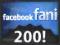 200 FANÓW! Facebook Lubię to! Fan Page! FanPage FV