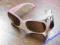 H&M różowe okulary z cyrkoniami 98/104/110