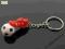 Bk6577 brelok * PIŁKA NOŻNA KORKI * czerwony