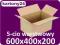 600x400x200 5-warstw. falaEB-660g/m2 Kartony 10szt