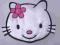 HELLO Naszywka aplikacja KITTY