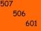 _507__506__601__ZŁOTY NUMER Orange dla FIRMY, VIPa