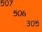 _507__506__305__ZŁOTY NUMER Orange dla FIRMY, VIPa