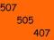 _507__505__407__ZŁOTY NUMER Orange dla FIRMY, VIPa