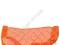 Podkładka futerkowa profilowana pomarańczowa futro
