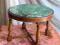 STOLICZEK Z BLATEM Z ZIELONEGO MARMURU