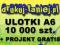 ULOTKI A6 10000szt.+PROFESJONALNY PROJEKT GRATIS